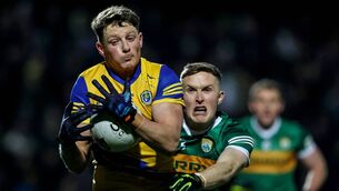Conor Cox is tackled by Jason Foley 18/3/2023