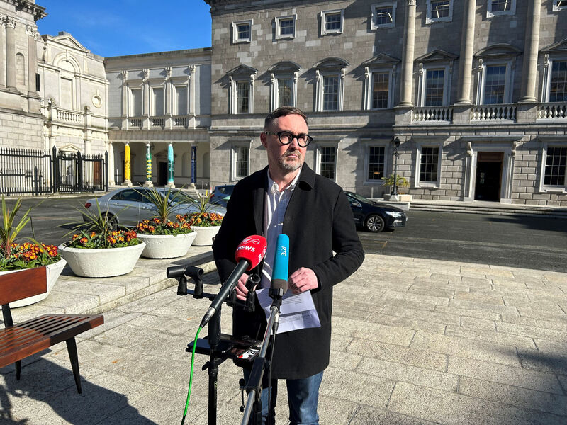 Sinn Féin's Eoin Ó Broin points to the remarkable statistic that fully one third of private tenants are in fact social housing applicants. Whatever about 'accidental landlords', these should surely be counted as accidental tenants. File picture: Cillian Sherlock/PA