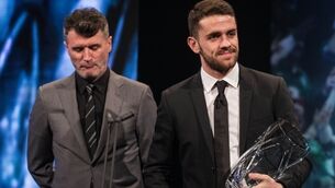 Treble award delight for Robbie Brady