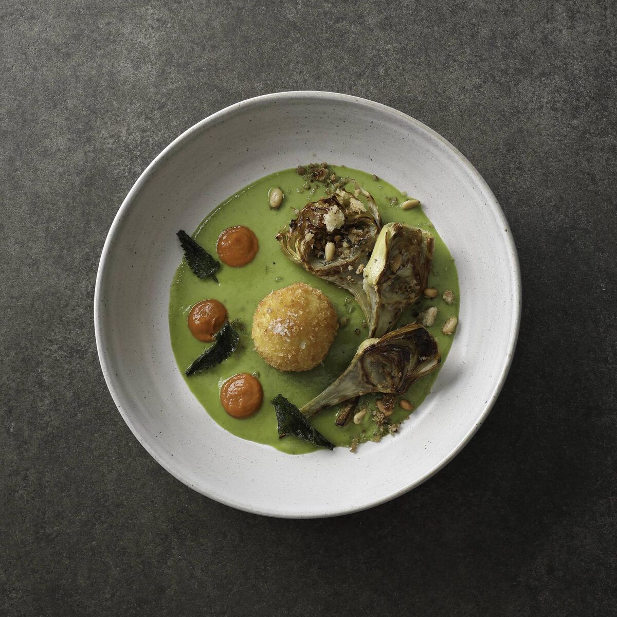 Artichokes, from the spring menu at Paradiso. Picture: Ruth Calder-Potts