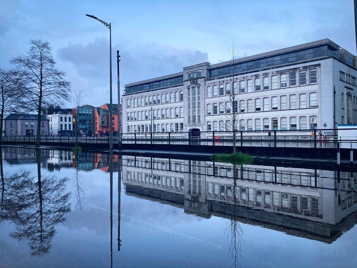 Union Quay in Cork City on Thursday morning. Picture: @clairenichan on Twitter 