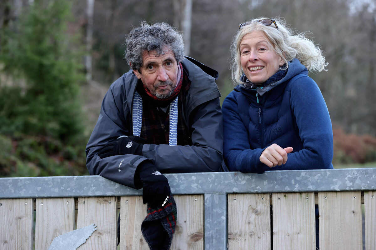 Charlie Bird, and his wife Claire: "she is living every moment of my illness"