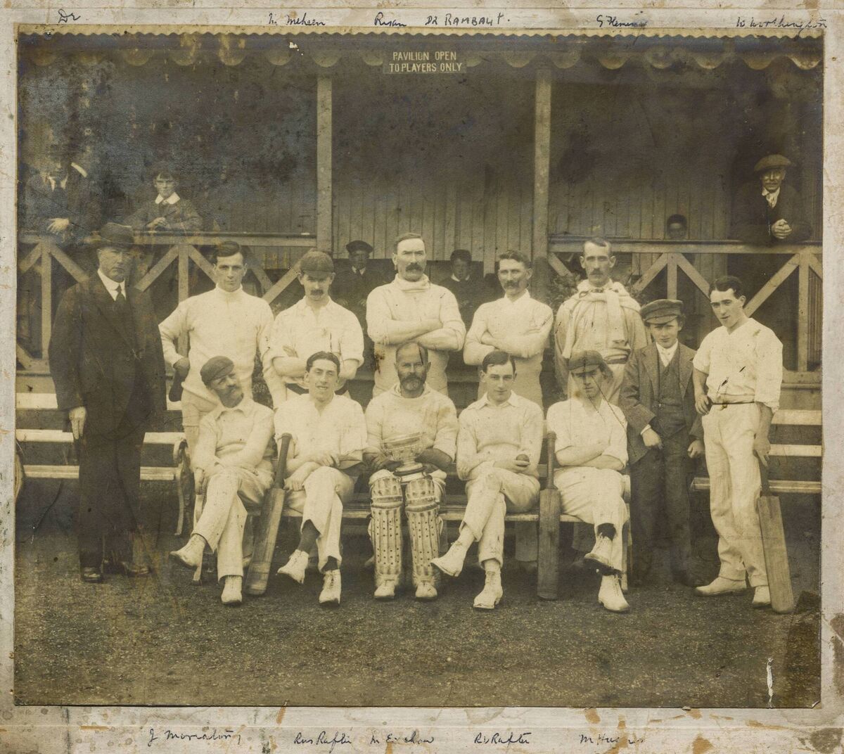 Grangegorman cricket team, circa 1908. (National Archives of Ireland, Priv 1223/29/93. Courtesy of the HSE.)