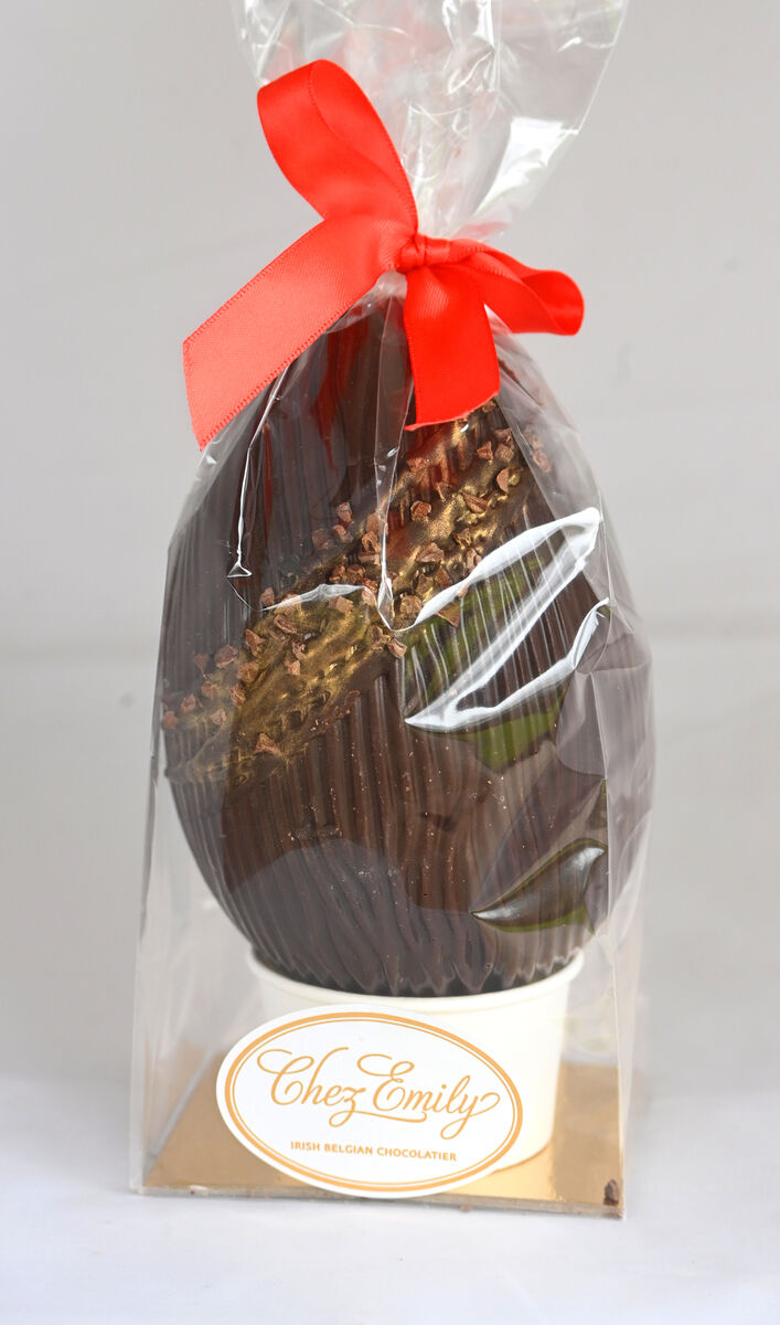  Chez Emily dark chocolate egg.