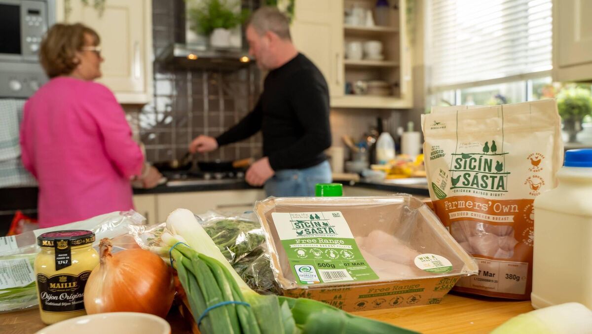 Sicín Sásta chicken was used in the making of Shane's chicken and tarragon pie. 