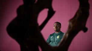<p>BRIGHT FUTURE: Festy Ebosele poses for a portrait during a Republic of Ireland U21's media conference at Carlton Hotel Blanchardstown in Dublin. Photo by Stephen McCarthy/Sportsfile</p>