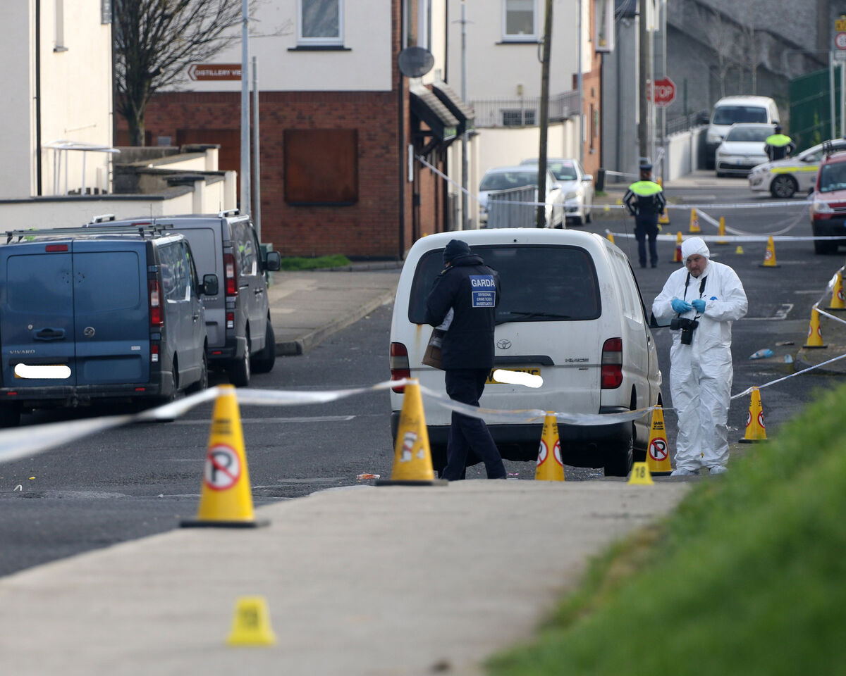 The Scene in Thomondgate after an Altercation took place overnight. Picture: Brendan Gleeson The Scene in Thomondgate after an Altercation took place overnight. Picture: Brendan Gleeson