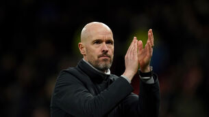 <p>Erik ten Hag’s Manchester United will face Wrexham in San Diego in July (Martin Rickett/PA)</p>