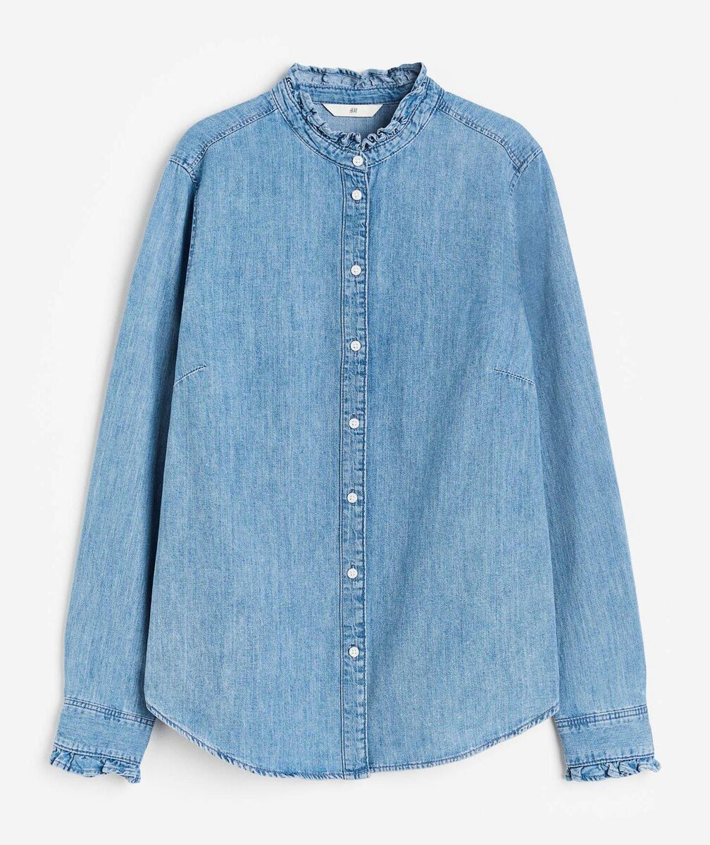 Denim Blouse, €27.99, H&M Denim Blouse, €27.99, H&M