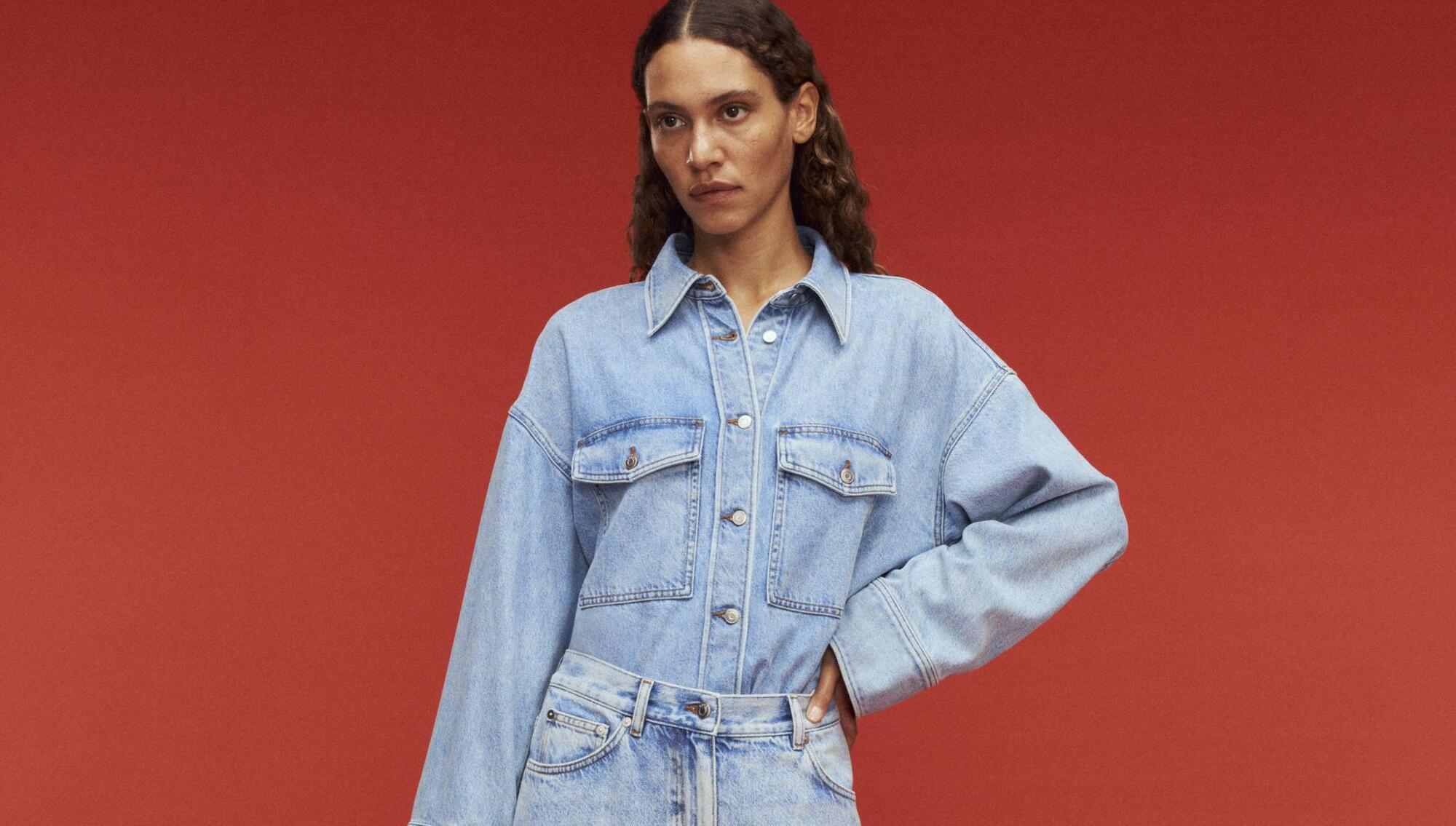 This Arket denim suit sets the tone for Spring
