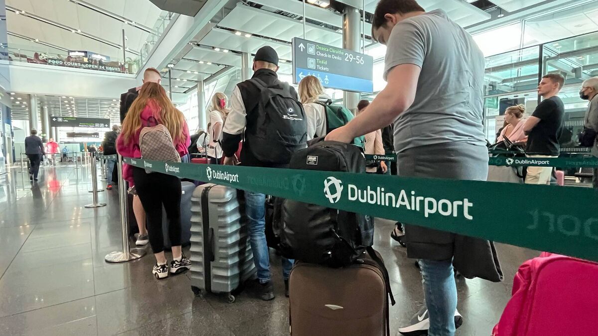 Members of the public at Dublin Airport. File Picture: PA 