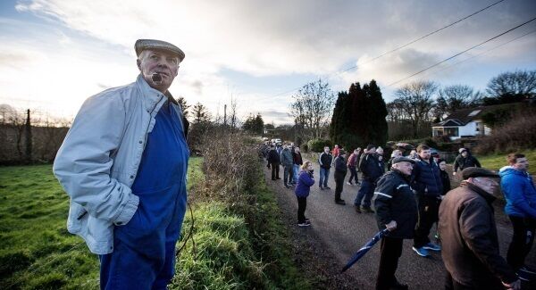 Spectators watching the match.Pic: Cathal Noonan