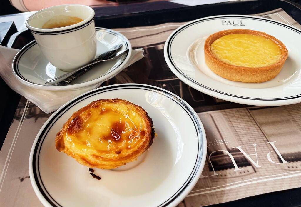 A pastel de nata. Picture: Nicole Glennon, Lisbon