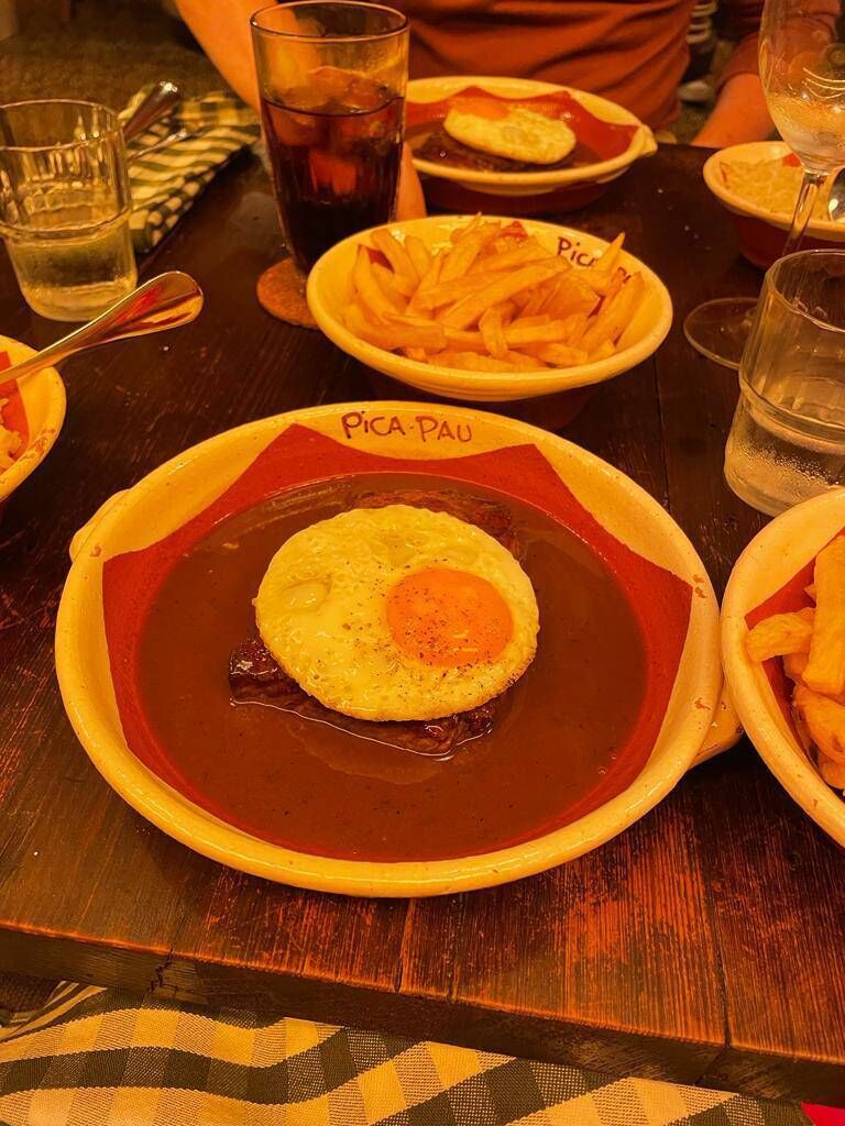 Steak pica-pau. Picture: Nicole Glennon, Lisbon