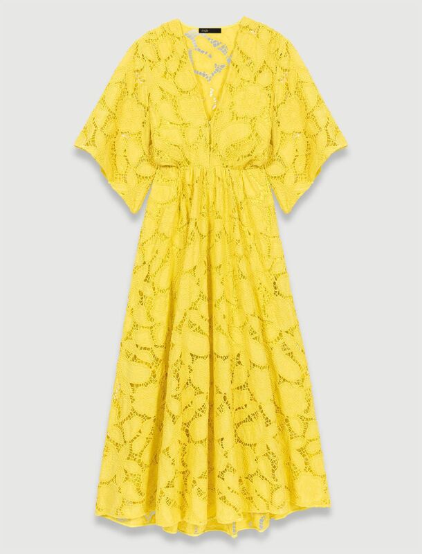 Long lace dress, Maje, €495 Long lace dress, Maje, €495