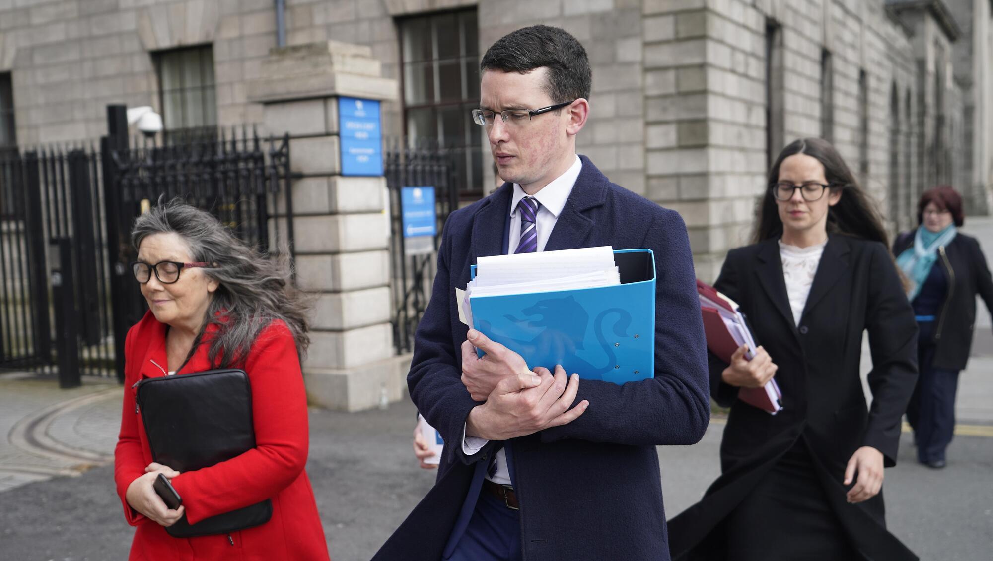 Enoch Burke placed on leave by school over nature of his protests, court told