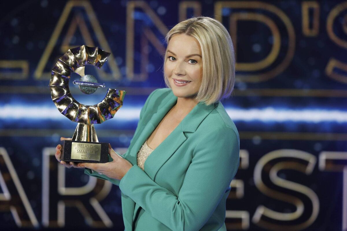 Claire Byrne is the quizmaster on Ireland's Smartest. 
