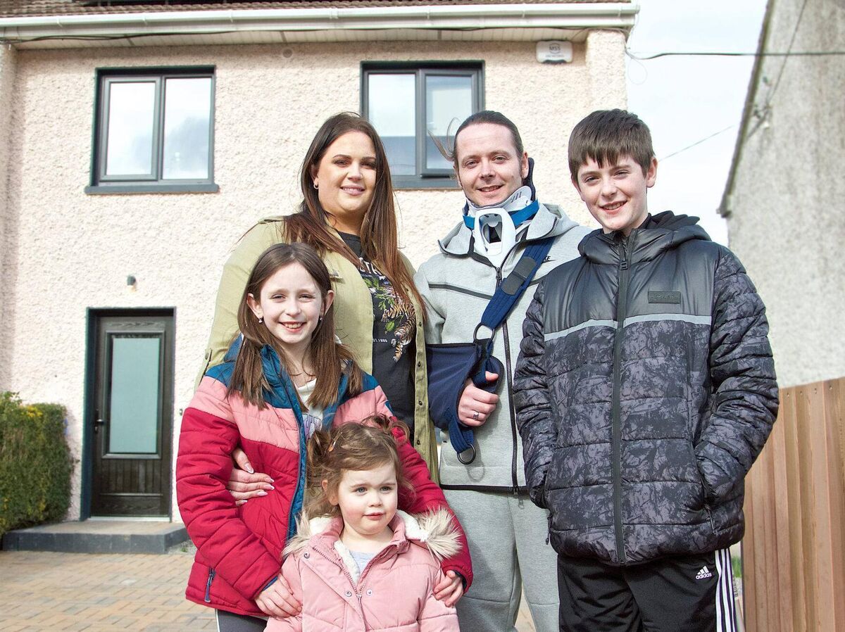 DIY SOS: The family of Pa Berry in Athlone. 