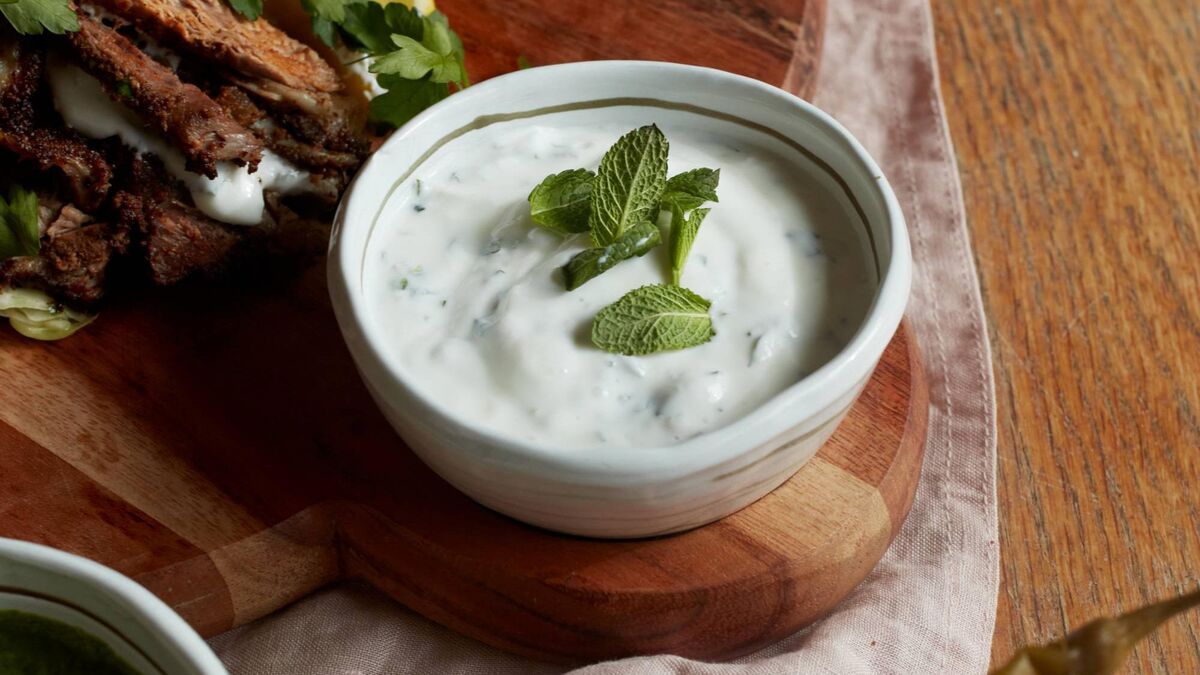 Yoghurt and Mint Sauce