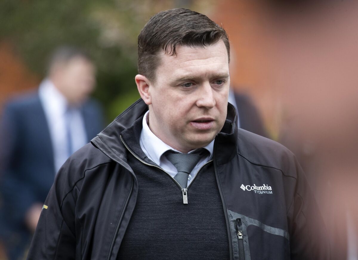 Detective Garda Ciaran Byrne told the inquest an examination of a wi-fi router in the house in Llewellyn Court had established that Syed’s phone was in the property on 29 days between August 20 and October 23, 2020. Picture Colin Keegan/ Collins Detective Garda Ciaran Byrne told the inquest an examination of a wi-fi router in the house in Llewellyn Court had established that Syed’s phone was in the property on 29 days between August 20 and October 23, 2020. Picture Colin Keegan/ Collins