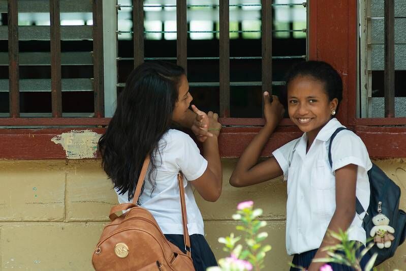 Digna (right) from La Confianza, a farming cooperative in north Honduras appeared on the Trócaire Lent box when she was 5 in 2011. Picture: Jeannie O'Brien Digna (right) from La Confianza, a farming cooperative in north Honduras appeared on the Trócaire Lent box when she was 5 in 2011. Picture: Jeannie O'Brien