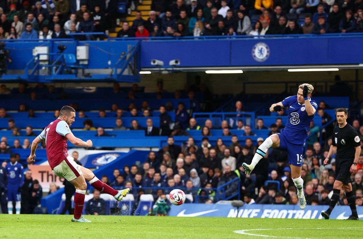 John McGinn’s goal helped to end Graham Potter’s Chelsea tenure. Pic:Clive Rose/Getty Images