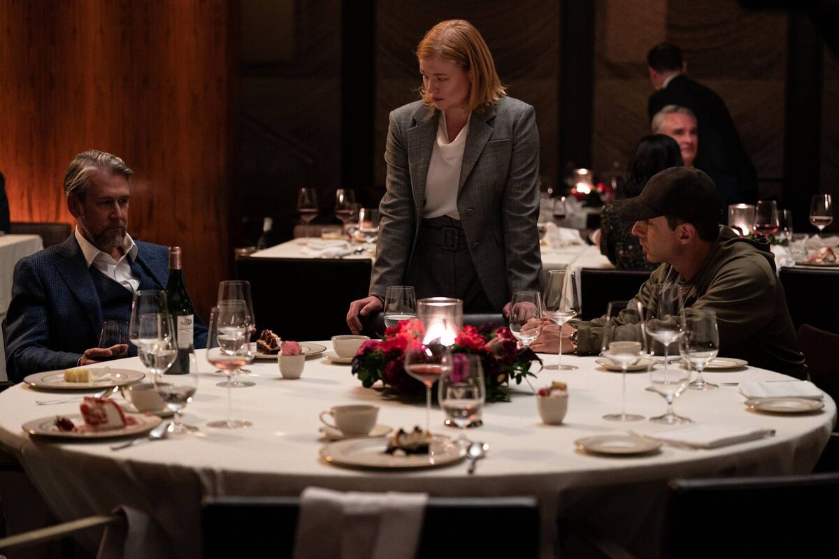 Sarah Snook in episode two of the final season of Succession. 