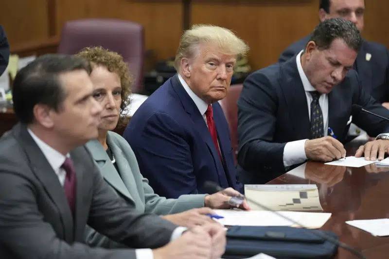 Donald Trump pleads not guilty to 34 charges in New York