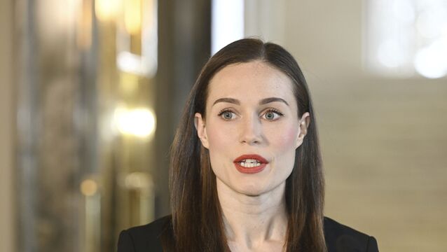 Sanna Marin is to step down as party leader (Heikki Saukkomaa/Lehtikuva via AP) Sanna Marin is to step down as party leader (Heikki Saukkomaa/Lehtikuva via AP)