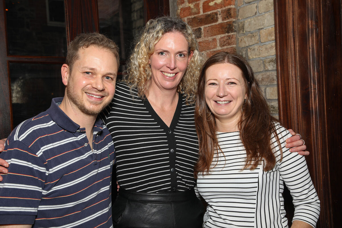  Jeff Davis, Kate O'Sullivan and Angela Maher at Cask.