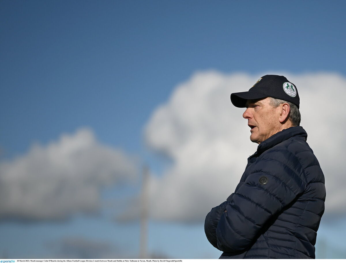 NO-NONSENSE: Meath manager Colm O'Rourke. Pic: David Fitzgerald/Sportsfile