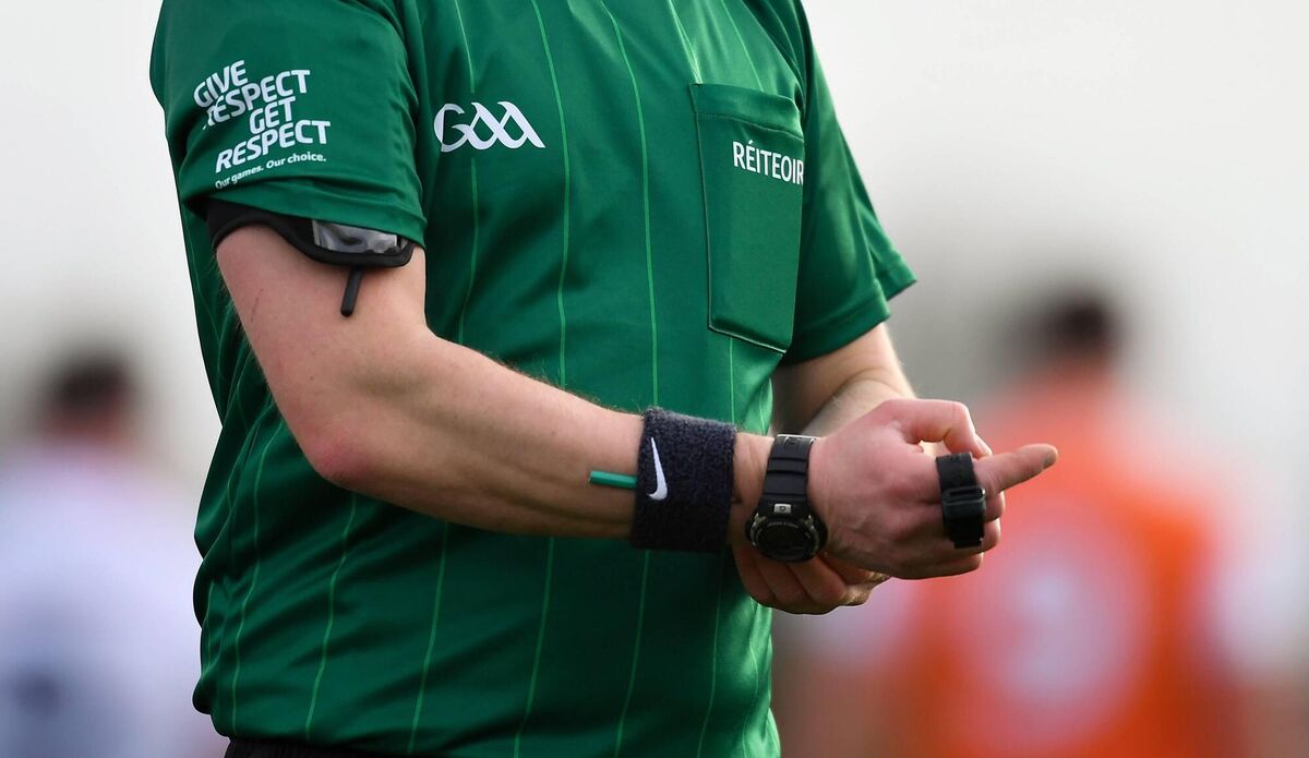 BLACK MARK: It was an off-season of unprecedented coverage of attacks on match officials. Pic: Piaras Ó Mí­dheach/Sportsfile