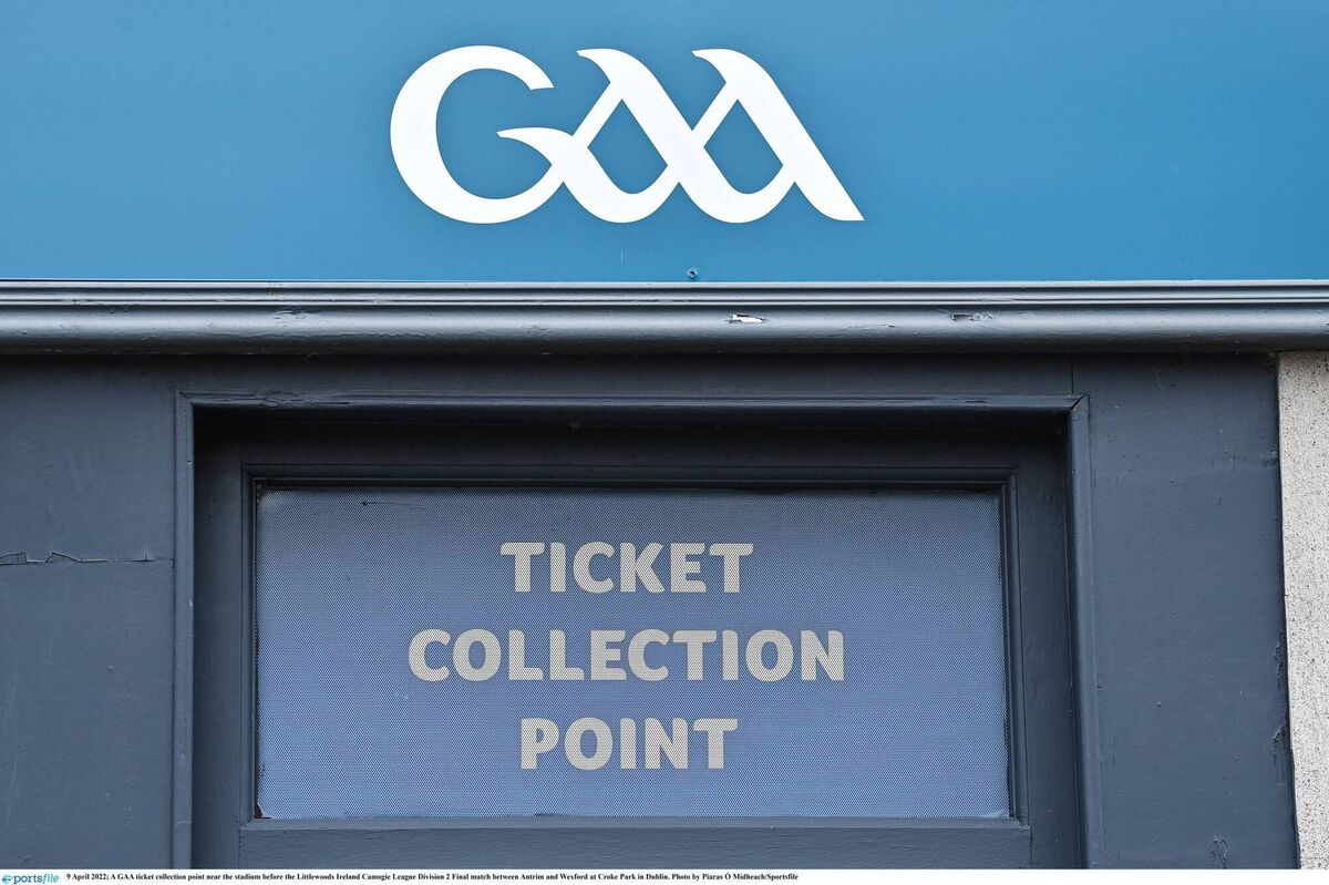 CASHLESS: A GAA ticket collection point. Pic: Piaras Ó Mídheach/Sportsfile