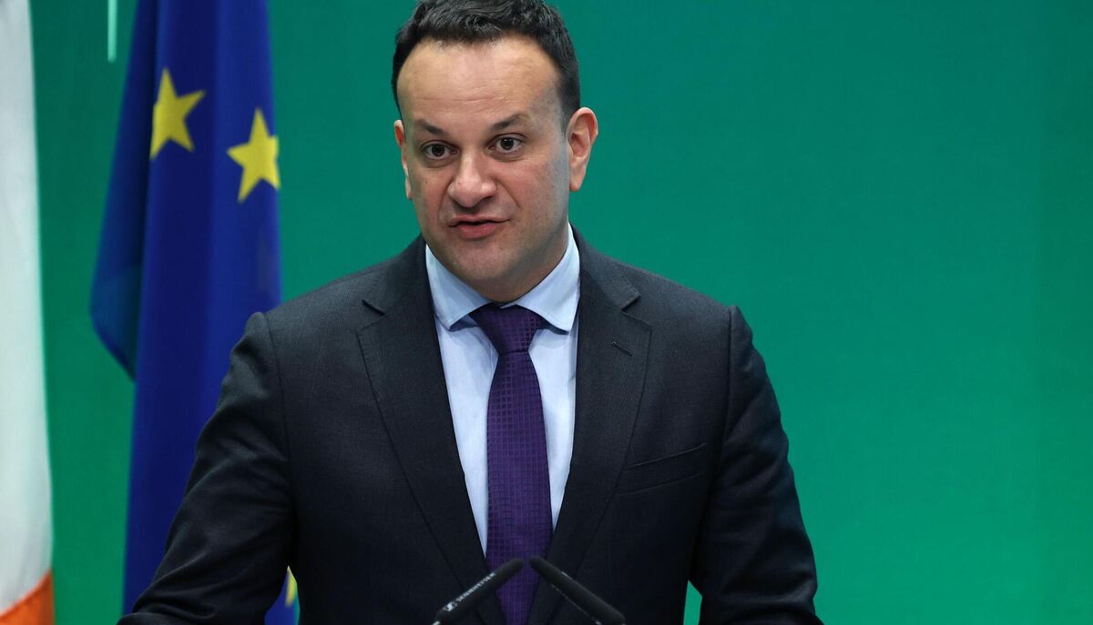 Taoiseach Leo Varadkar TD speaking to the media. Picture: Sam Boal/Rollingnews.ie