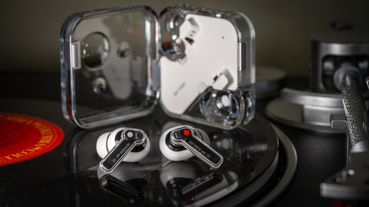 Nothing Ear 2 uses removable ear tips that come in three different sizes. Picture: Noel Campion.