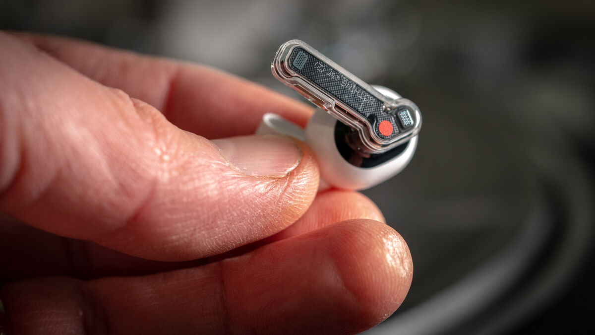 Nothing Ear 2 use pinch gestures for controls. Picture: Noel Campion.