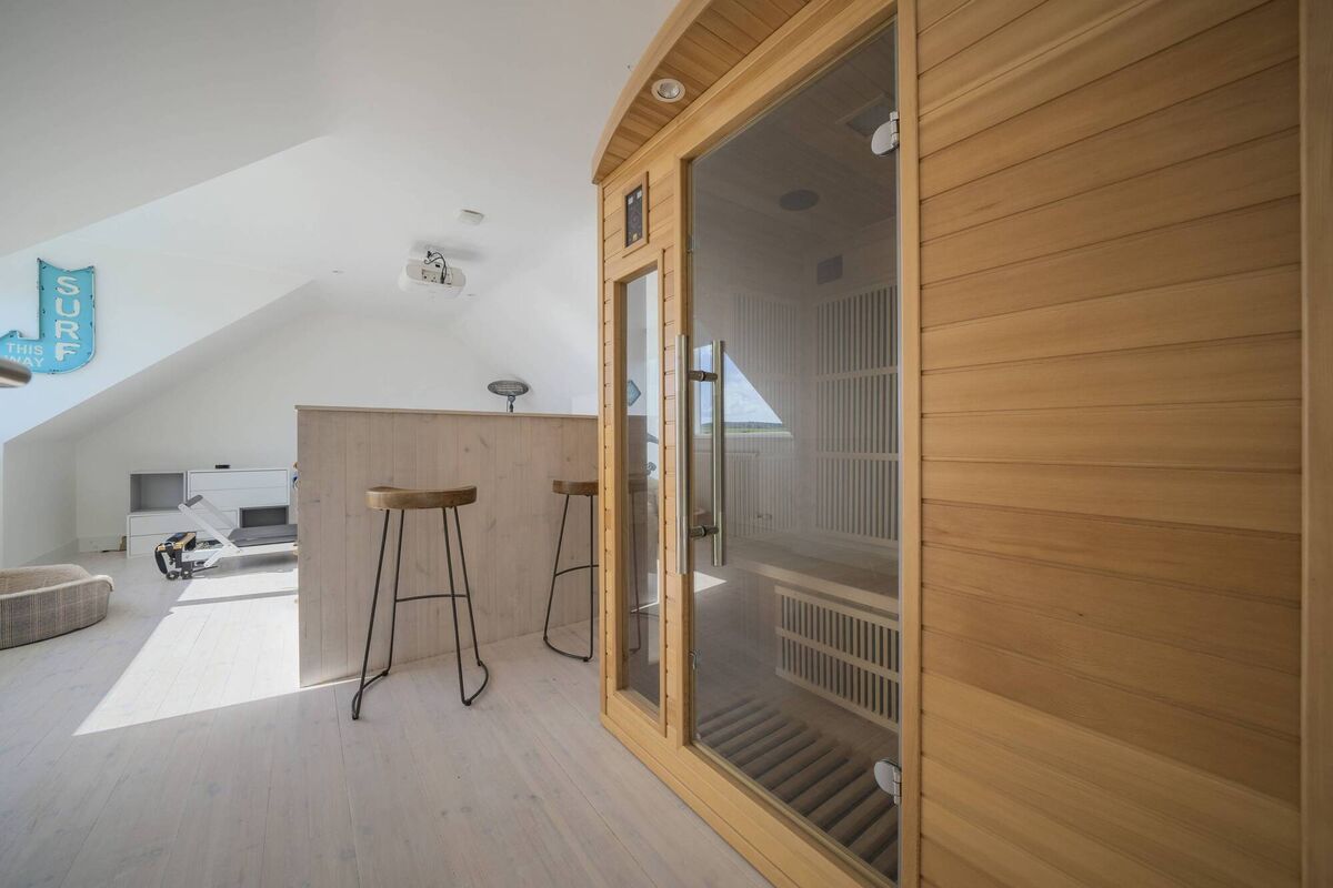 Hot property: gym has an infra-red sauna
