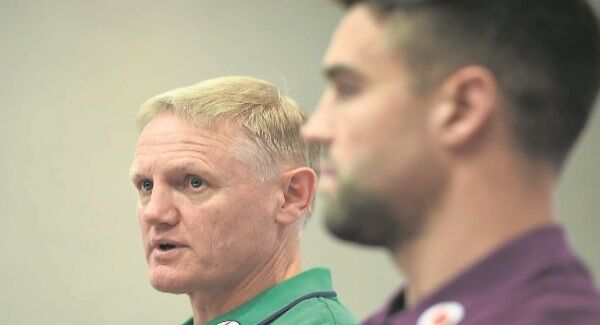 Joe Schmidt and Conor Murray