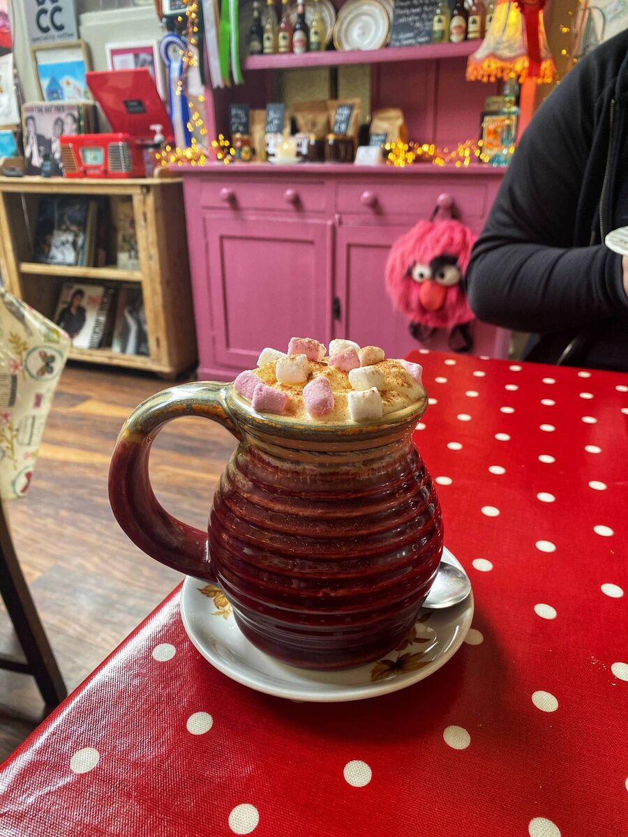 XL hot chocolate at The Workshop