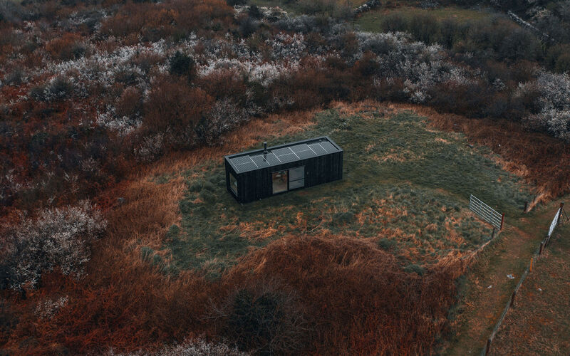 A look at the Slow Cabins from above A look at the Slow Cabins from above