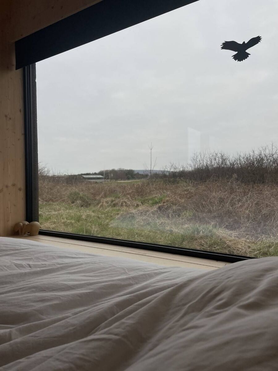 Room with a view: facing out onto the Burren