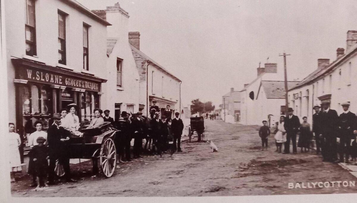 The Sloane hardware store in the early 1900s