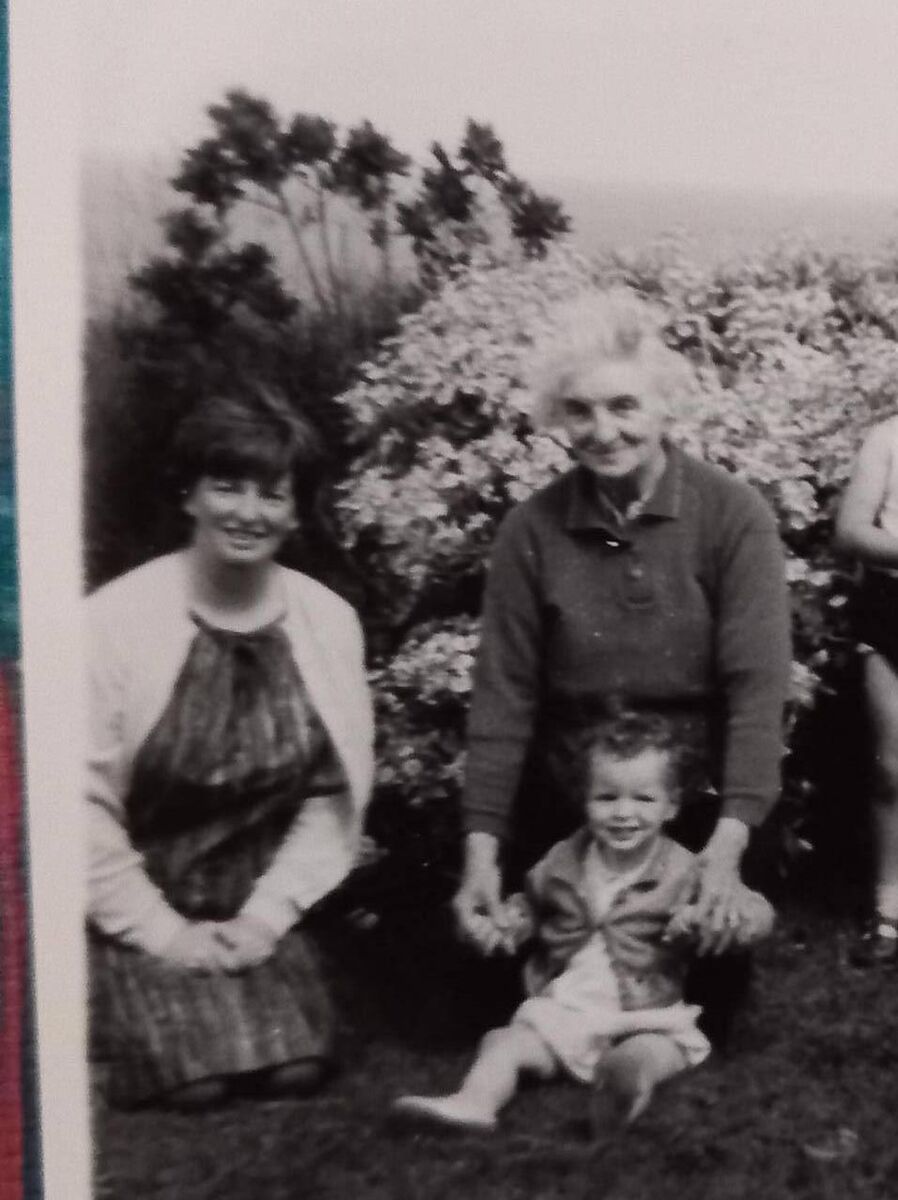 The late Patricia Egan, formerly of Cork City Library, her mother Mary Egan and grandson Brian Egan