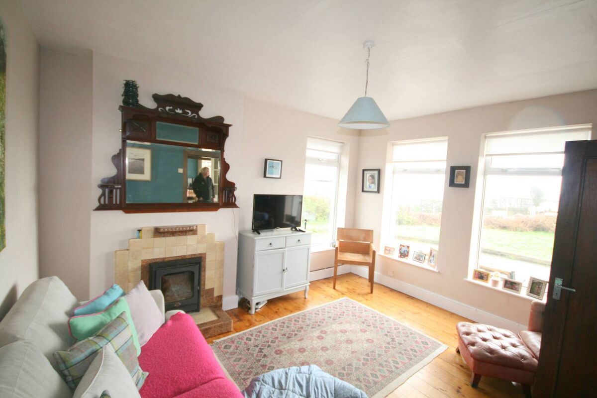 Living room at Villa Pacelli