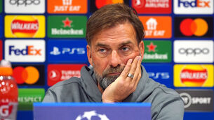 <p>Liverpool manager Jurgen Klopp is facing up to not having Champions League football next season (Peter Byrne/PA)</p>