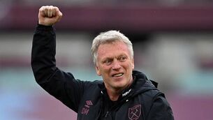 <p>BIG WIN: David Moyes had reason for cheer after a rare three-points. Pic: Justin Setterfield/Getty Images</p>