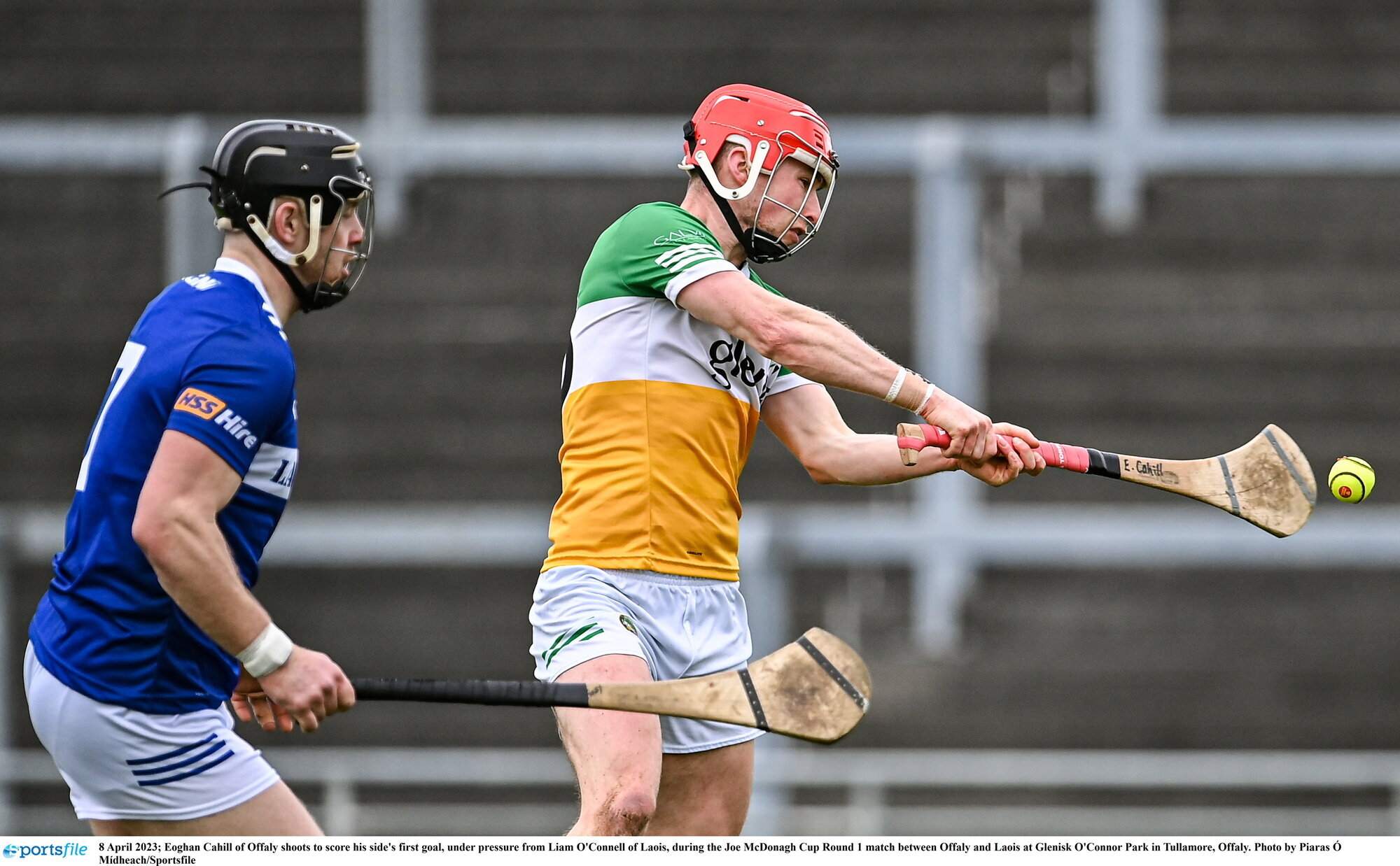 Cahill leads way for Offaly's win over Laois