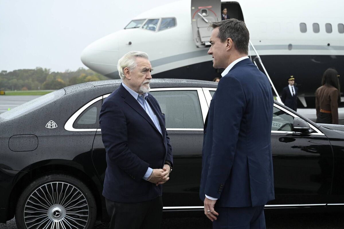 Brian Cox and Matthew Macfadyen in Succession. 