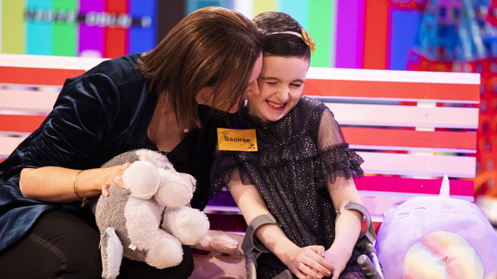 Mother of 'Toy Show' star Saoírse Ruane asks for prayers after child's tumour returns
