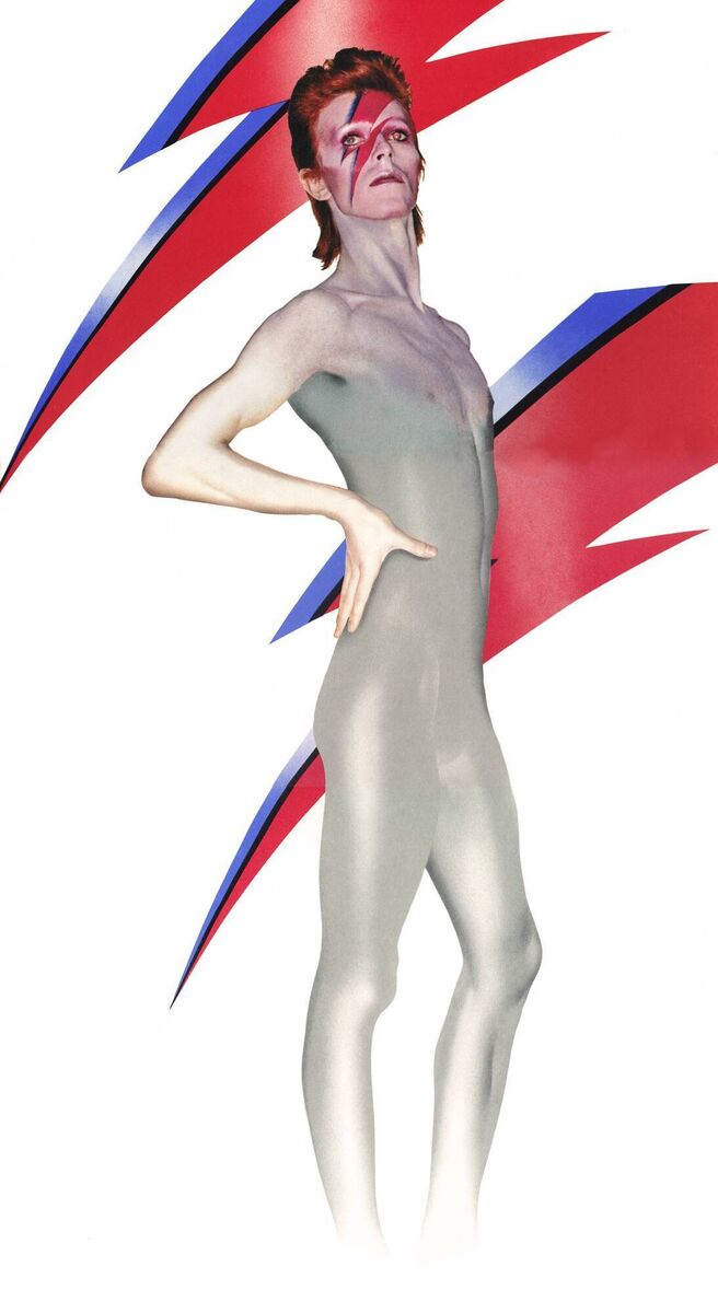 Another image from the Aladdin Sane photoshoot by Brian Duffy. Copyright: The Duffy Archive & The David Bowie Archive Another image from the Aladdin Sane photoshoot by Brian Duffy. Copyright: The Duffy Archive & The David Bowie Archive